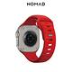 美國NOMAD Apple Watch專用運動風FKM橡膠錶帶-49/45/44/42mm-紅 product thumbnail 4