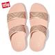 【FitFlop】LULU SEQUIN ZIGZAG SLIDES多彩亮片造型雙帶涼鞋-女(玫瑰色) product thumbnail 4