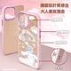 三麗鷗 iPhone 15 14系列 軍規防摔鋁合金鏡頭框鏡面手機殼-野餐哈妮鹿 product thumbnail 5