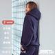 STL yoga 韓國瑜伽 Pick Up Oversize 大連帽T 刷毛 保暖 厚軟磅 hoodie 長袖 上衣／InkBlue英國深藍 product thumbnail 3