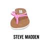 STEVE MADDEN-ALLOW 簡約亮彩扭結T字平底拖鞋-霓粉 product thumbnail 5