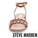 STEVE MADDEN-ANNMARIE 細踝帶鑲嵌一字帶涼鞋-咖啡 product thumbnail 3