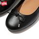 【FitFlop】ALLEGRO BOW LEATHER BALLERINAS 經典全皮革芭蕾舞鞋娃娃鞋-女(靚黑色) product thumbnail 5