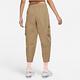 Nike 褲子 NSW Essentials Curve Pants 女款 棕 高腰 寬版 9分褲 DD5984-200 product thumbnail 5