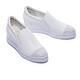 休閒鞋 MODA Luxury 低調沖孔水鑽全真皮內增高厚底休閒鞋－白 product thumbnail 2