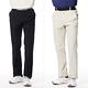 【Lynx Golf】男款彈性舒適素面外觀不對稱後袋Lynx織帶造型平口休閒長褲(二色) product thumbnail 3