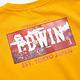 EDWIN 露營系列 背後營地BOX LOGO印花短袖T恤-女-桔黃色 product thumbnail 6