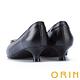 ORIN 梯形金屬釦環羊皮 女 低跟鞋 黑色 product thumbnail 5
