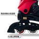 DLD 多輪多 高塑鋼底座 專業直排輪 溜冰鞋 黑紅 530 附贈三角包 product thumbnail 5