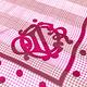 Dior 經典品牌圖騰格紋圓點方型絲巾-粉紅色 product thumbnail 5