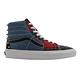 Vans 休閒鞋 Sk8-Hi 女鞋 牛仔布 丹寧 蘇格蘭紋 鉚釘 高筒 拼接 黑標 VN0A32QG9GB product thumbnail 6