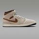 NIKE AIR JORDAN 1 MID SE 男運動休閒鞋-卡其色-DZ4129102 product thumbnail 2