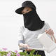 【Sunlead】多機能寬簷款。防曬護頸面罩三用式遮陽帽 (黑色) product thumbnail 7