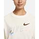 NIKE AS W NSW  ESSNT TEE BF 女短袖上衣-米白-FJ7714133 product thumbnail 3