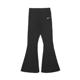 Nike 長褲 NSW Rib Pants 女款 黑 全黑 高腰 緊身 喇叭褲 坑條 基本款 DV7869-010 product thumbnail 2