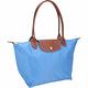 LONGCHAMP Le pliage 原創系列 長提把摺疊水餃包(M/藍色) product thumbnail 5