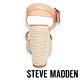 STEVE MADDEN-SANTORINI 一字草編楔型高跟涼鞋-粉紅 product thumbnail 4