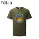 【英國 RAB】Stance 3 Peaks SS Tee 透氣短袖有機棉T恤 男款 軍綠 #QCA98 product thumbnail 3