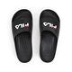 FILA Sleek Slide [4-S355W-001] 男女 涼拖鞋 基本款 LOGO 夏季 海灘 情侶穿搭 黑白 product thumbnail 4