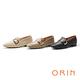 ORIN 真皮方釦低跟 女 樂福鞋 可可 product thumbnail 8