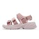 Fila 涼鞋 Tapered Sandals 女鞋 粉 魔鬼氈 抓地 厚底增高 涼拖鞋 斐樂 5S316Y512 product thumbnail 2