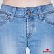 BRAPPERS 女款 新美腳ROYAL系列-低腰彈性割破七分窄管褲-淺藍 product thumbnail 8