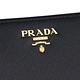 PRADA 金字防刮牛皮素雅長夾(黑) product thumbnail 6