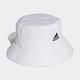 Adidas Cotton Bucket [H36811] 男女 漁夫帽 運動 休閒 田徑 慢跑 遮陽帽 白 product thumbnail 3