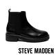 STEVE MADDEN-GLIDING時尚側鬆緊帶切爾西短筒靴-黑色 product thumbnail 3