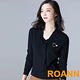 領口綁帶設計純色針織上衣 (共四色)-ROANN product thumbnail 3