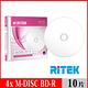 RITEK錸德 M-DISC千年光碟 4x BD-R 25GB 珍珠白滿版可列印/單片盒裝10入 product thumbnail 2