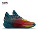 Adidas 籃球鞋 Dame 7 GCA Avatar 男鞋 藍綠 橘紅 漸層 里拉德 愛迪達 FZ4409 product thumbnail 3