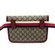 GUCCI GG Supreme belt bag 紅邊牛皮虎頭斜背/腰包(493930-棕) product thumbnail 2