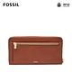 FOSSIL LOGAN 童趣拉鍊零錢袋RFID長夾-咖啡色 SL7915914 product thumbnail 4