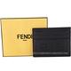 FENDI FF 浮雕小牛皮萬用卡片夾(黑色) product thumbnail 6