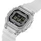 CASIO卡西歐 G-SHOCK 藍牙 半透明 漸變透白 經典方形 DW-B5600G-7_42.8mm product thumbnail 4