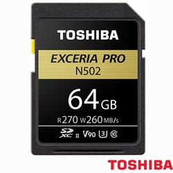 TOSHIBA 東芝 EXCERIA PRO SD SDXC 64GB UHS-II
