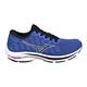 MIZUNO WAVE RIDER25 WAVEKNIT SW女慢跑鞋-4E J1GD217702 藍紫銀桃紅 product thumbnail 2