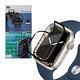 Pmma Apple Watch Series 9/8/7 45mm 3D透亮抗衝擊保護軟膜 螢幕保護貼(2入) product thumbnail 2