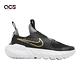 Nike 慢跑鞋 Flex Runner 2 PSV 中童 黑 金 緩衝 透氣 無鞋帶 健走 運動鞋 DJ6040-007 product thumbnail 6