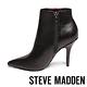 STEVE MADDEN-KNOCK尖頭性感設計側面緞飾細高跟靴-黑色 product thumbnail 4