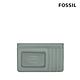 FOSSIL Logan 真皮卡片零錢包-煙燻藍灰 SL7925180 product thumbnail 4