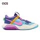 Nike 籃球鞋 Air Zoom Crossover GS 大童鞋 女鞋 藍 粉紅 拼接 氣墊 緩震 運動鞋 FD1034-400 product thumbnail 6