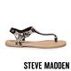 STEVE MADDEN-INTERVAL 夏日皮革扣環夾腳涼拖鞋-蛇皮黑 product thumbnail 3