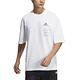 adidas T恤 Street RLX Game Tee 男款 愛迪達 棉質 寬鬆 Oversize 白 藍 H40194 product thumbnail 2