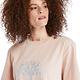 Timberland 女款豆沙粉金屬樹形標誌有機棉寬鬆短袖圓領上衣|A2BYV product thumbnail 6