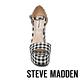 STEVE MADDEN-BONITA 厚底粗高跟涼鞋-格紋黑 product thumbnail 3