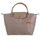 LONGCHAMP  LE PLIAGE 小馬logo短提把手提包/卡其S product thumbnail 2