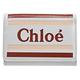 CHLOE 印字LOGO款牛皮三折零錢短夾(淺藍/小) product thumbnail 2