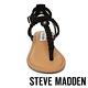 STEVE MADDEN- BRAIDED 編織羅馬繫帶平底涼鞋-黑色 product thumbnail 4